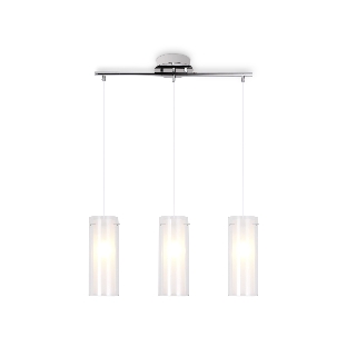 Светильник Ambrella light TR3675/3 CH/CL/FR хром/прозрачный/белый матовый E14/3 max 40W 640*110*900