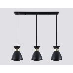 Светильник Ambrella light TR8469/3 BK/FGD черный/золото E27/3 max 60W 550*135*1000, фото5