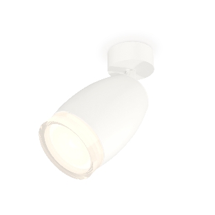 Комплект поворотного светильника Ambrella light XM1122005 SWH/FR/CL белый песок/белый матовый/прозрачный MR16 GU5.3 (A2202, C1122, N7160)