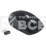 Мышь беспроводная Oklick 455MW черный, 1600 dpi, радиоканал, USB, кнопки - 6, фото3