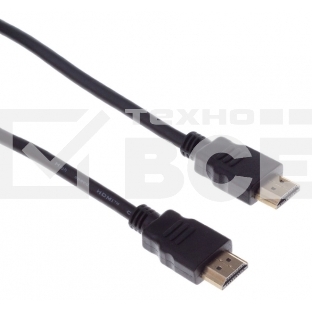 Кабель аудио-видео Buro HDMI (m)/HDMI (m) 1.8м. феррит.кольца позолоченные контакты черный
