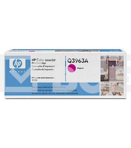 Картридж лазерный HP Q3963A пурпурный для Color LaserJet 2550 4000 стр.
