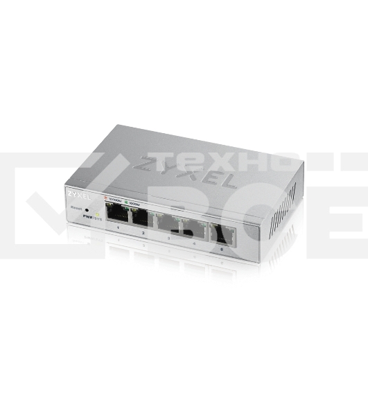 Коммутатор ZYXEL GS1200-5 Smart 5-port GbE Web Managed Switch, VLAN, IGMP, QoS, Link Aggregation