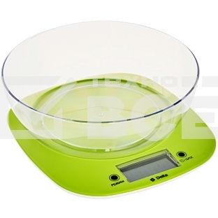 Весы кухонные электронные Delta KCE-32 зеленый