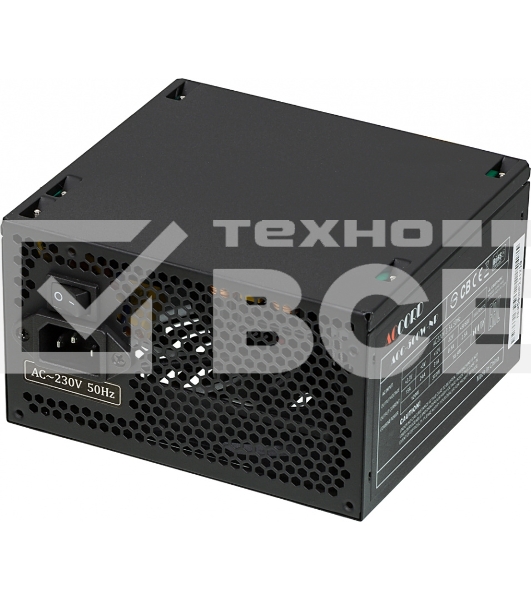 Блок питания Accord  ACC-500W-NP, 500Вт, 120мм, черный
