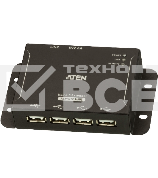 Удлинитель по кабелю 4-Port USB 2.0 CAT 5 Extender (up to 50m)