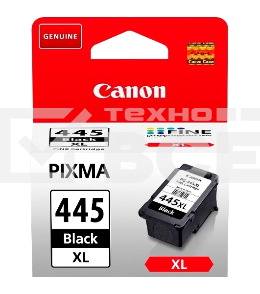 Картридж струйный Canon PG-445XL (8282B001), для Canon MG2540, Черный, 400 стр.