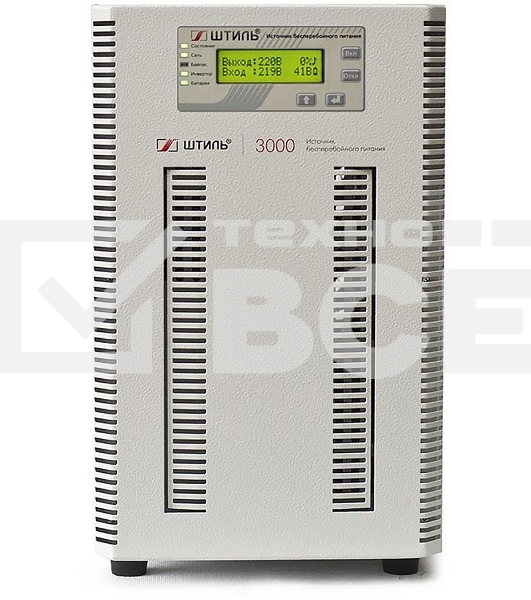 Источник бесперебойного питания Штиль ST1103SL {3кВА, On-line, напольное исполнение, со встроенными АБ}
