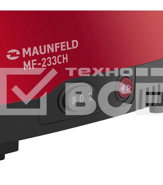 Мясорубка Maunfeld MF-233CH красный, 1360 Вт