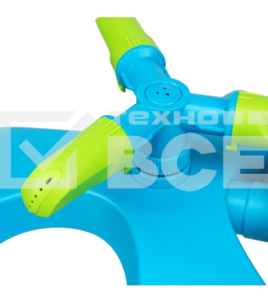 Разбрызгиватель вращающийся, 3 лопасти, утяжеленная база, LUXE Palisad