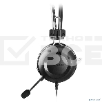 Наушники с микрофоном A4Tech HU-35 черный 2м накладные USB оголовье, фото4