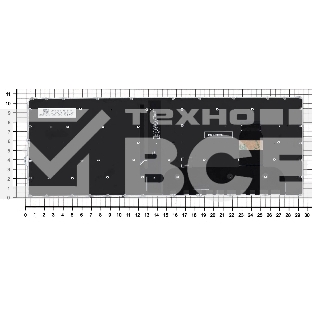 Клавиатура для ноутбука HP Elitebook 745 G7 745 G8 черная с подсветкой, без указателя