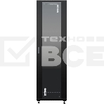 Шкаф коммутационный NTSS Премиум (NTSS-R42U6060GS-BL) напольный 42U 600x600мм пер.дв.стекл металл 900кг черный 510мм 86кг 1987мм IP20 сталь, фото9