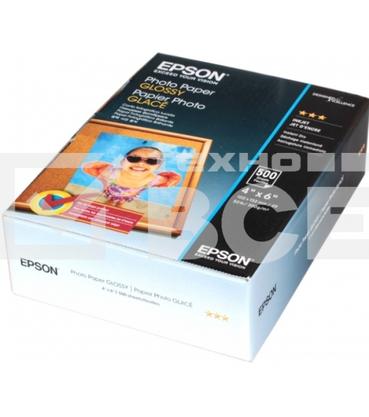 Бумага Epson Photo Paper Glossy 200г/м2 10x15 500sheets