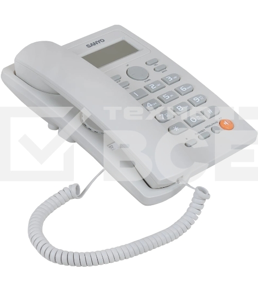 Телефон проводной SANYO RA-S306W белый