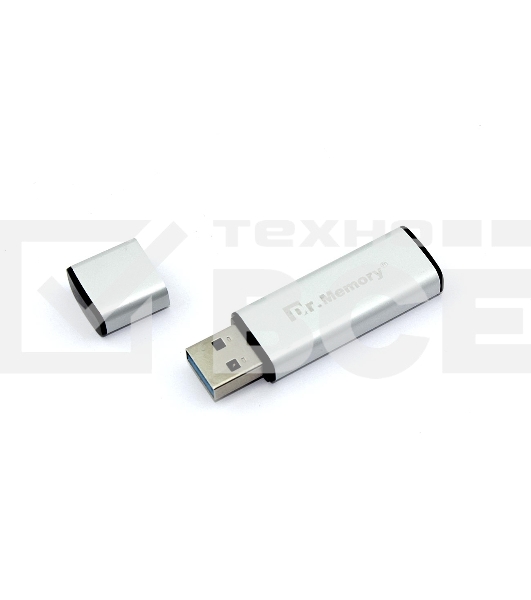 Флешка USB Dr. Memory 009 16Гб, USB 3.0, серебристый
