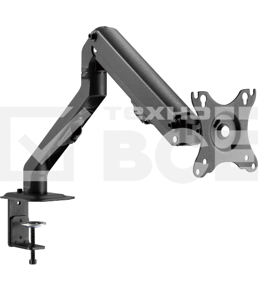 Кронштейн для мониторов Ultramounts UM728 черный 17'-27' макс.7кг крепление к столешнице поворот и наклон