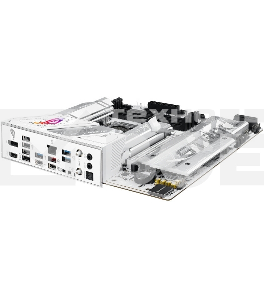 Материнская плата ASUS ROG STRIX B860-G GAMING WIFI, LGA 1851, Intel B860, 4xDDR5, 4xSATA, 4xM.2, 1xPCIe 5.0 x16, 1xDP, 1xHDMI, 1xThunderbolt 4, 1x 2.5Gb LAN, 1xUSB-C 20Gbps, 1xUSB-A 10Gbps, 3xUSB-A 5Gbps, 4xUSB-A 2.0, 2x3.5 мм, 7.1, mATX