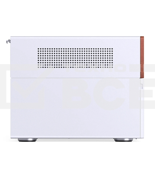 Корпус без блока питания JONSBO N4, Mini-Tower, 1x120mm, 1xUSB-A 3.0 + 1xUSB-C 3.2, SFX PSU Support, mATX, mITX White