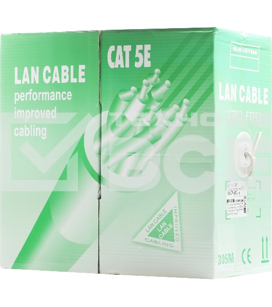 Кабель сетевой Premier 23-115 305 UTP 4 пары cat.5E solid CCA 305м серый