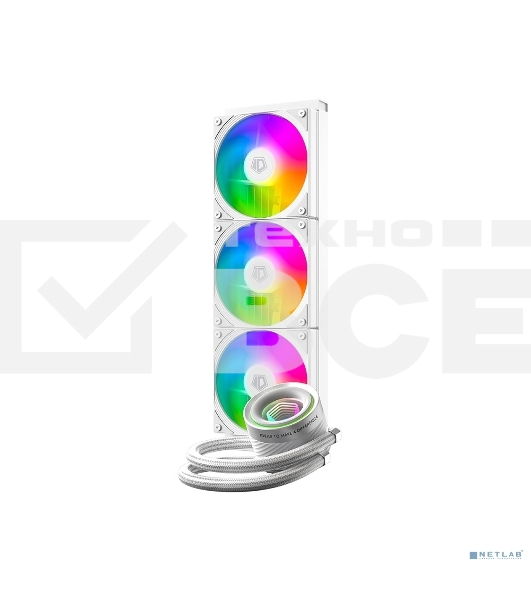 Система водяного охлаждения ID-Cooling FX360 Inf ARGb белый 120мм алюминий+медь 2000rpm 27.2db 4-pin 350W