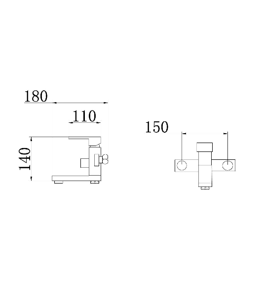 SL144-009E Смеситель для ванны,Ø35