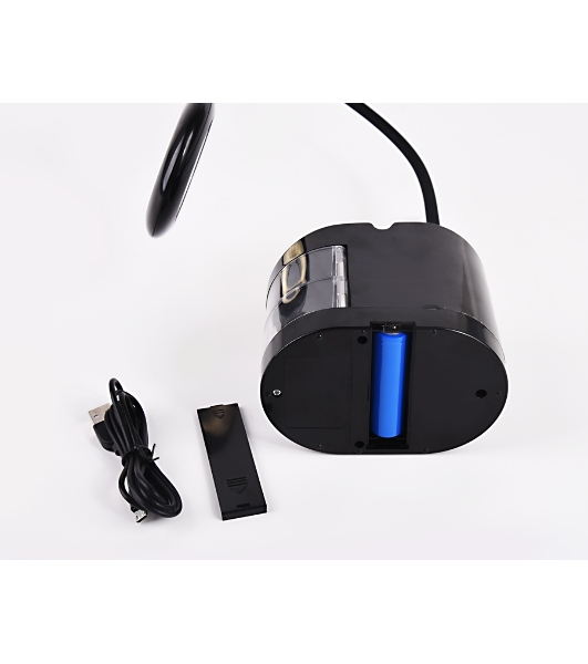 Настольная светодиодная лампа Ambrella light DE562 BK черный LED 4200K 4W