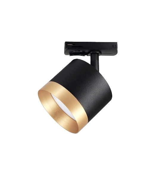 Трековый однофазный светильник Ambrella light GL5365 BK/GD черный/золото GX53 max 12W