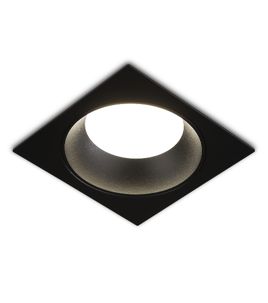 Светильник Ambrella light TN52339 SBK черный песок GX53 max 12W 115*115*25