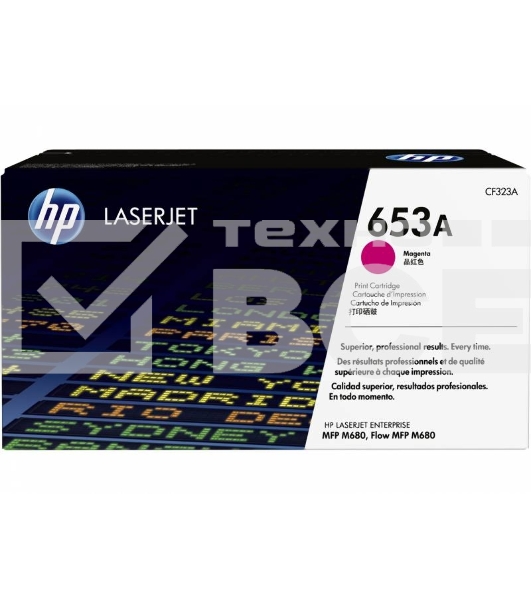 Тонер Картридж HP 653A CF323A пурпурный для HP MFP M680/Flow MFP M680 (16000стр.)