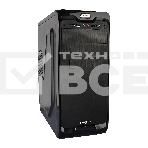 Компьютерный корпус Exegate  EX269435RUS  Miditower UN-604 Black, ATX, <UN350, 120mm> 2*USB+2*USB3.0, Audio, фото 1