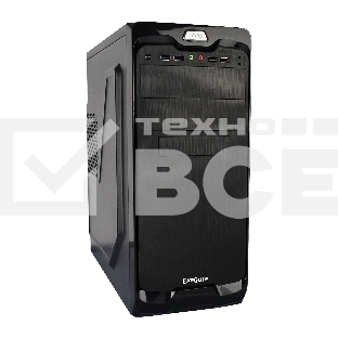Компьютерный корпус Exegate  EX269435RUS  Miditower UN-604 Black, ATX, <UN350, 120mm> 2*USB+2*USB3.0, Audio