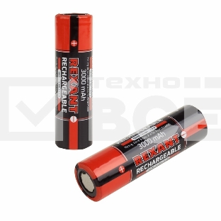 Аккумулятор Rexant 18650 unprotected Li-ion 3000 mAh 3.7 В