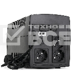 Источник бесперебойного питания Crown CMU-1000X (1000VA/600w; Off-Line; 2 х Euro с резервным питанием и фильтрацией; 12V7AH х 2; Металл), фото9