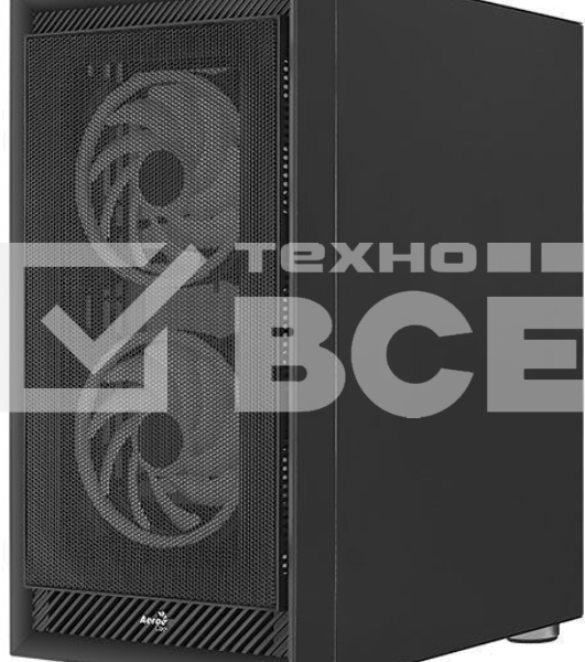 Компьютерный корпус Aerocool / Formula Graphite-G-BK-v2 черный без БП ATX 3x140mm 2xUSB3.0 audio