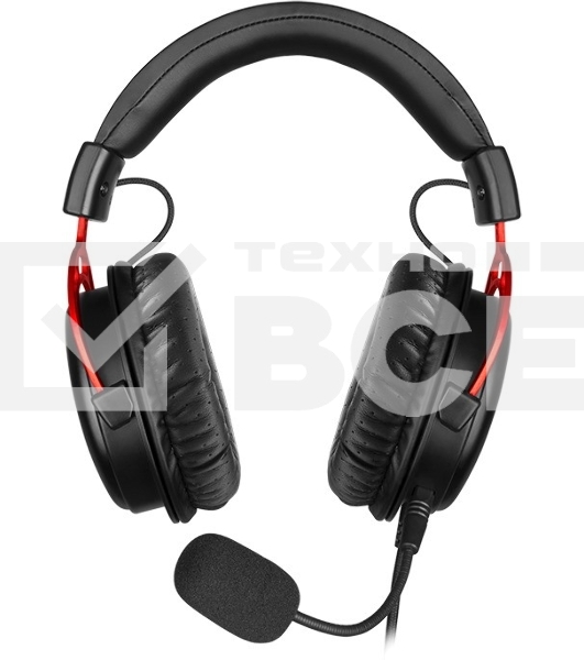 Игровые наушники SVEN AP-G1000MV с микрофоном черно-красные (mini jack O 3,5 мм (4 pin), 50 мм)