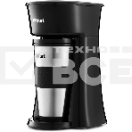 Кофеварка капельная Kitfort KT-729 черный/серебристый, исп. кофе - молотый, 0.35 л, 650 Вт., фото2
