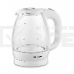 Чайник электрический Willmark WEK-1705GW (1.7л, пов. на 360 град., LED-подсв., корп. из стекла, белый, 2200Вт), фото 1