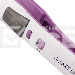 Щипцы для волос Galaxy Line GL 4516, фиолетовый, 45 Вт, максимальная температура 200°С, система ультразвукового распыления воды, съемный резервуар для воды, нагр. элемент с защитой от перегрева, пластины с керам. покрытием, ЖК-дисплей с индикацией темпера, фото8