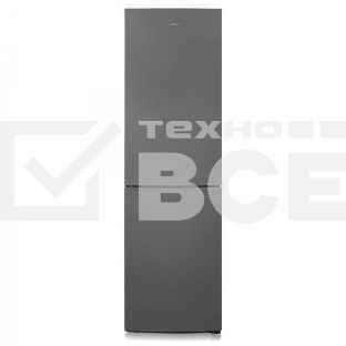 Холодильник Бирюса Б-W6049 графит матовый двухкамерный 245/135л морозилка снизу