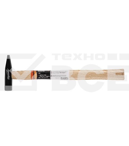 Молоток Sparta слесарный, 100 г, квадратный боек, деревянная рукоятка