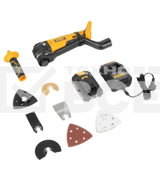 Многофункциональный инструмент аккумуляторный Denzel MTL-IB-18-02 Li-Ion 18 В 15 Ач 28401