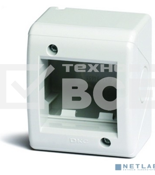 Модульные настенные коробки для электроустановочных изделий 'ДКС серии VIVA' IP40(2мод)