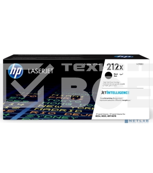 Картридж лазерный Cartridge HP 212X для CLJ Enterprise M554/M555/M578, черный ( 13 000 стр.)