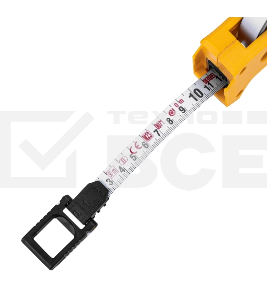 Рулетка геодезическая Denzel 50 м х 13 мм, открытый корпус, металлическая лента