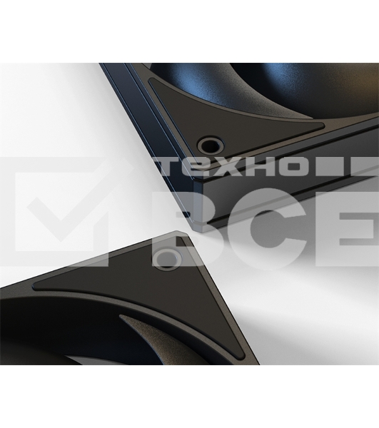 Вентилятор для корпуса ID-Cooling AS-120-K черный, 120 мм, 2000 об/мин, 27.2 дБ, 4 pin
