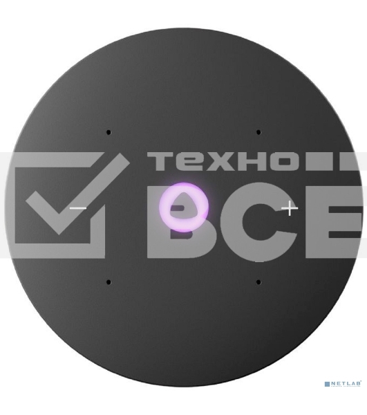 Умная колонка Yandex Станция Мини 3 Алиса черный 12W 1.0 BT/Wi-Fi