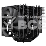Кулер для процессора Thermalright Phantom Spirit 120 SE черный (4-pin PWM, 154mm, Ni/Cu, 7x6mm, 2x120mm, 66.17CFM, 25.6dBA, 1500RPM, S: 1200, 1700, 1851, 115X, AM4, AM5, silver, black), фото7