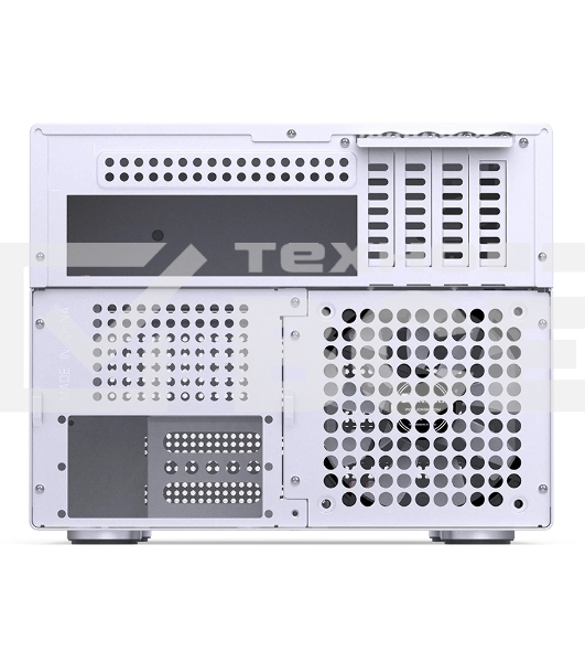 Корпус без блока питания JONSBO N4, Mini-Tower, 1x120mm, 1xUSB-A 3.0 + 1xUSB-C 3.2, SFX PSU Support, mATX, mITX White
