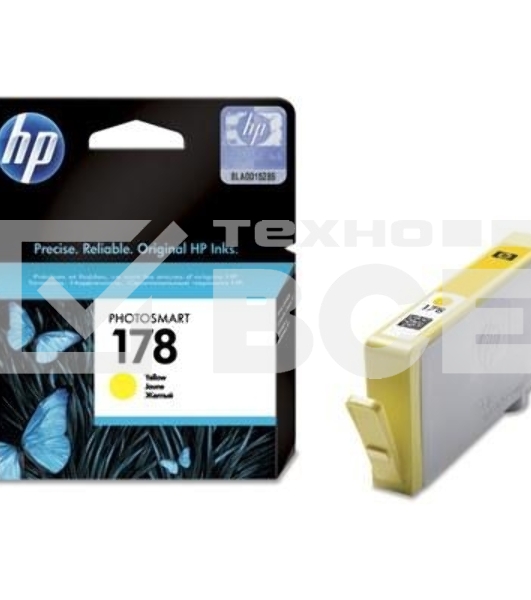 Картридж струйный HP №178 CB320HE желтый для HP C5383/C6383/B8553/D5463 (300стр.)